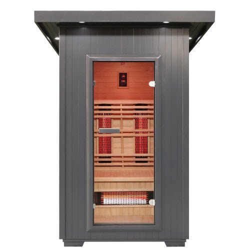 Sunray Logan 2 - Person Outdoor Infrared Sauna - West Coast Saunas - 200D6