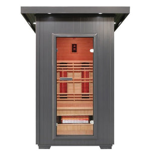 Sunray Logan 2 - Person Outdoor Infrared Sauna - West Coast Saunas - 200D6