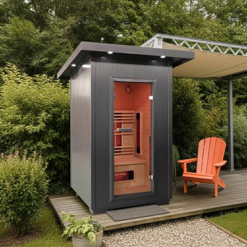 Sunray Logan 2 - Person Outdoor Infrared Sauna - West Coast Saunas - 200D6