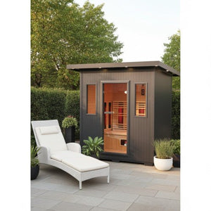 Sunray Pacific 4 - Person Outdoor Infrared Sauna - West Coast Saunas - 400D6