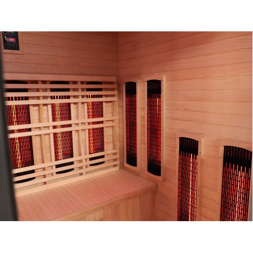 Sunray Pacific 4 - Person Outdoor Infrared Sauna - West Coast Saunas - 400D6