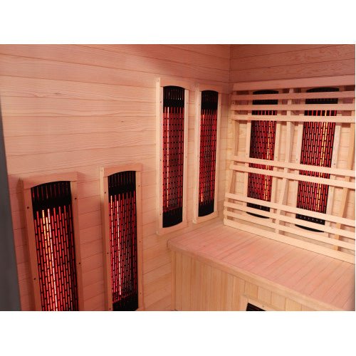 Sunray Pacific 4 - Person Outdoor Infrared Sauna - West Coast Saunas - 400D6