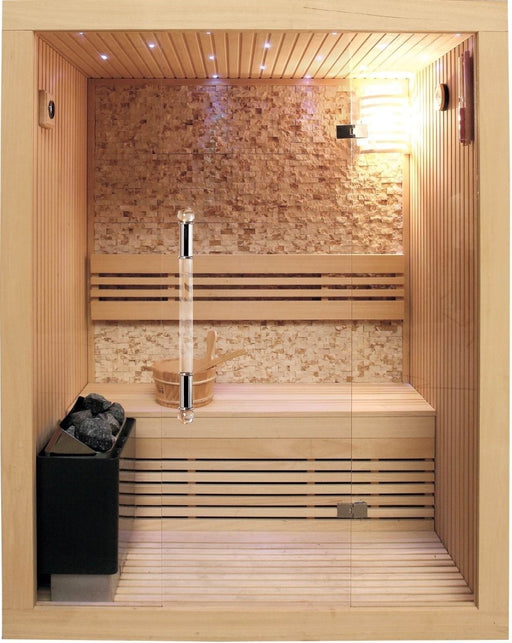 Sunray Rockledge 2-Person Indoor Traditional Steam Sauna - West Coast Saunas - 200LX