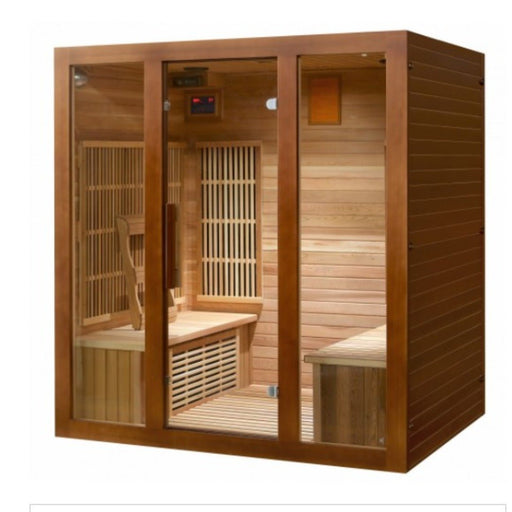 Sunray Roslyn 4-Person Indoor Infrared Dry Sauna - West Coast Saunas - 400KS