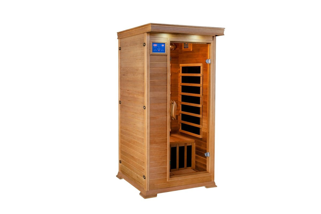 Sunray Sedona 1-Person Indoor Infrared Sauna - West Coast Saunas - 100K