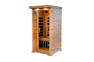 Sunray Sedona 1-Person Indoor Infrared Sauna - West Coast Saunas - 100K