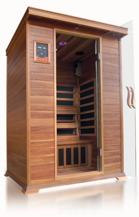 Sunray Sierra 2-Person Indoor Infrared Dry Sauna - West Coast Saunas - 200K