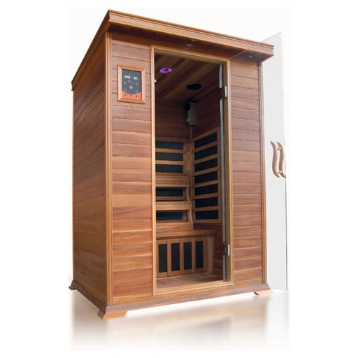 Sunray Sierra 2-Person Indoor Infrared Dry Sauna - West Coast Saunas - 200K