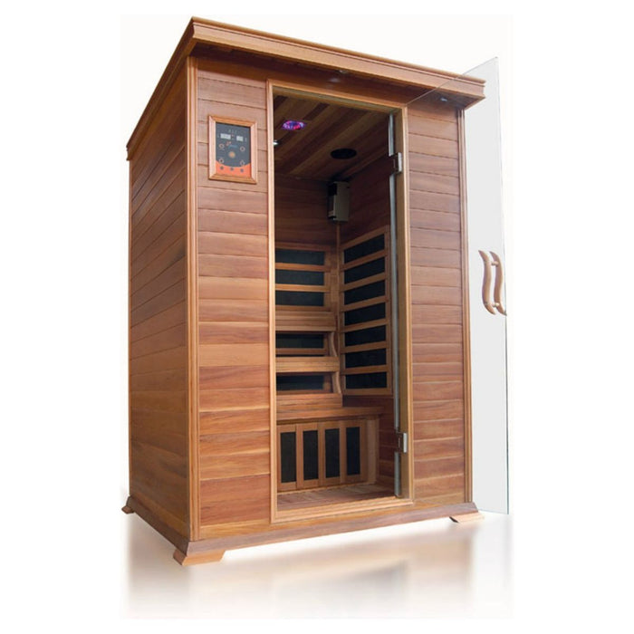 Sunray Sierra 2-Person Indoor Infrared Dry Sauna - West Coast Saunas - 200K
