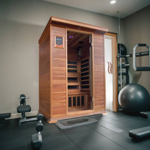 Sunray Sierra 2 - Person Indoor Infrared Dry Sauna - West Coast Saunas - 200K