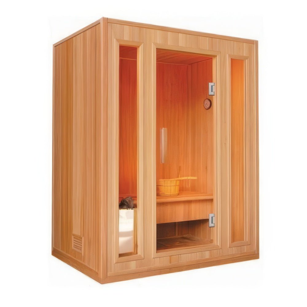 Sunray Southport 3 Person Traditional Sauna - West Coast Saunas - 300SN