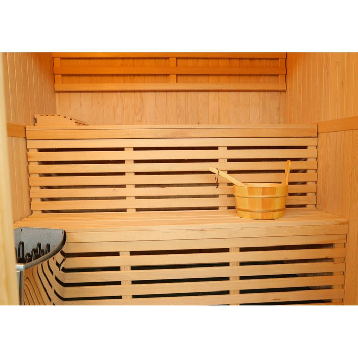 Sunray Tiburon 4-Person Indoor Tradtional Sauna - West Coast Saunas - 400SN