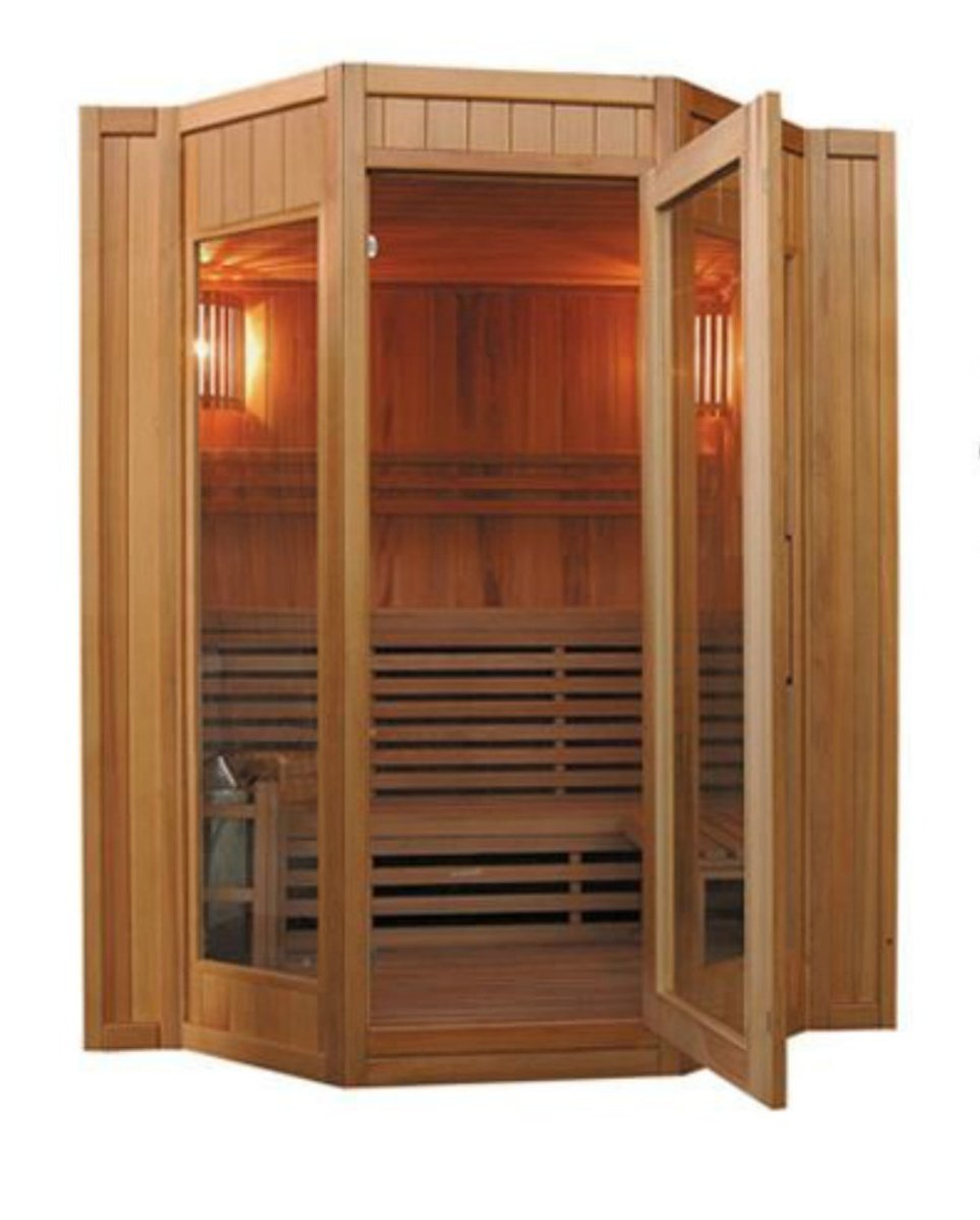 Sunray Tiburon 4-Person Indoor Tradtional Sauna - West Coast Saunas - 400SN