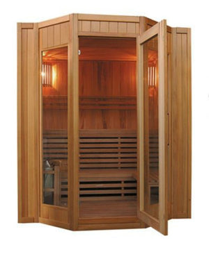 Sunray Tiburon 4-Person Indoor Tradtional Sauna - West Coast Saunas - 400SN