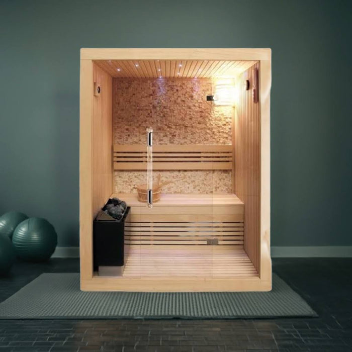 Sunray Westlake 3 Person Indoor Traditional Sauna - West Coast Saunas - 300LX