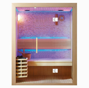 Sunray Westlake 3 Person Indoor Traditional Sauna - West Coast Saunas - 300LX