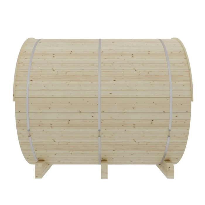 Tampere Finnish Barrel Sauna with WiFi Heater - Finnish Sauna Builders - West Coast Saunas - sku-47986467635441