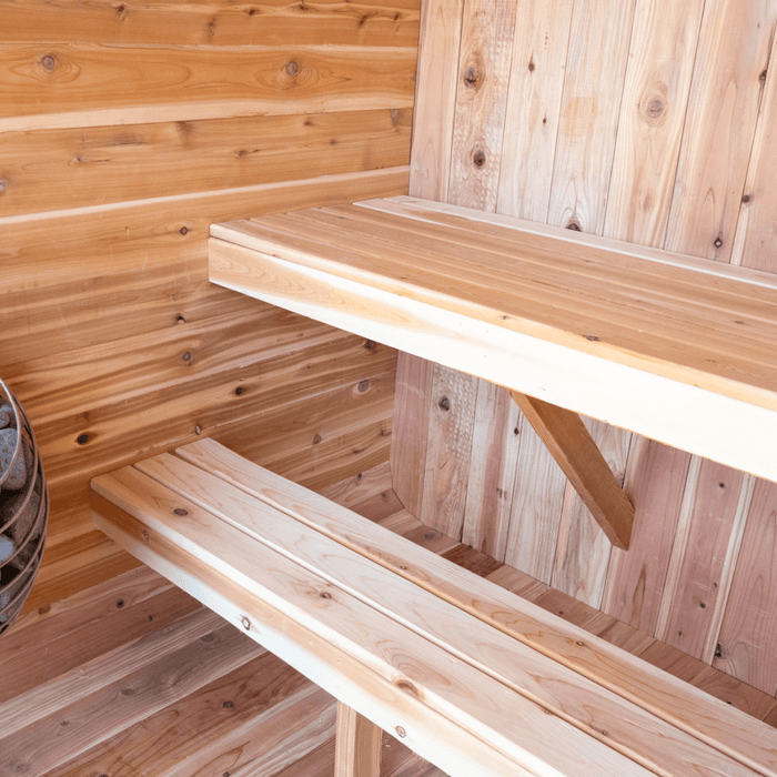The Erik 4 - Person Outdoor Sauna Pod - West Coast Saunas - ERIK-4P
