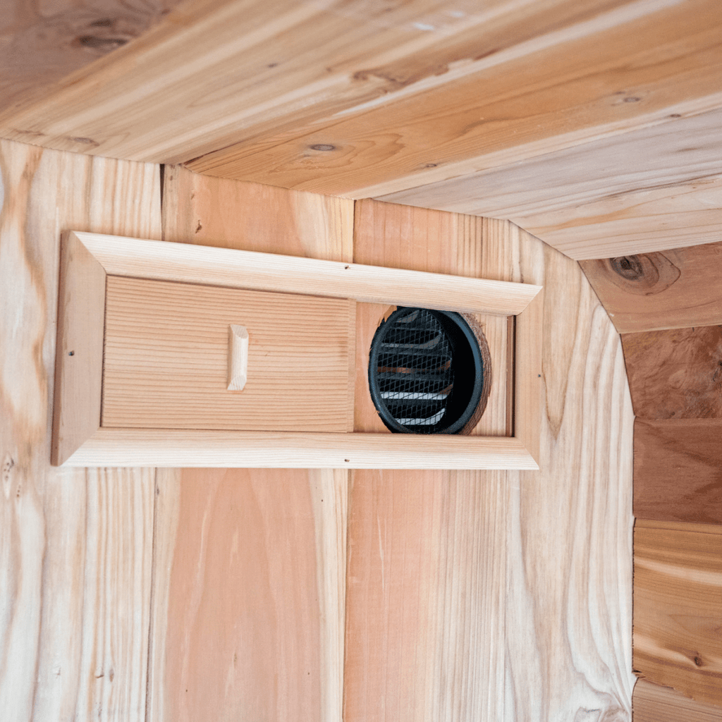 The Erik 4 - Person Outdoor Sauna Pod - West Coast Saunas - ERIK-4P