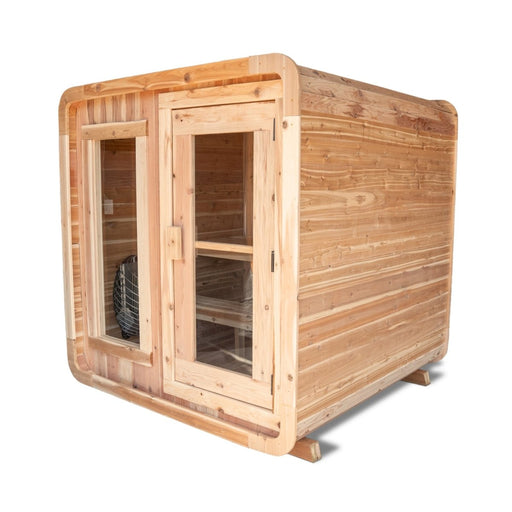 The Erik 4 - Person Outdoor Sauna Pod - West Coast Saunas - ERIK-4P