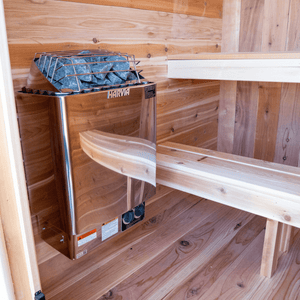 The Leif 2 - Person Outdoor Sauna Pod - West Coast Saunas - LEIF-2P