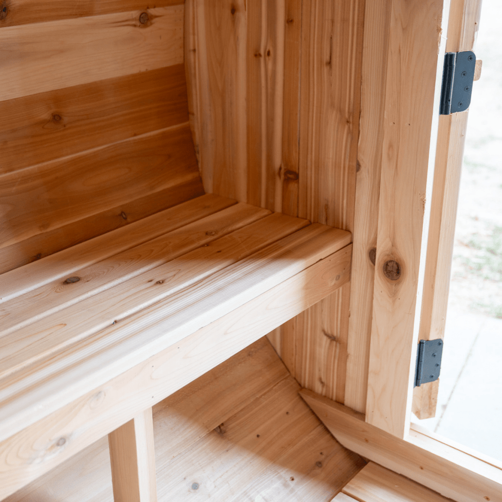 The Ragnar 4 - Person Outdoor Barrel Sauna - West Coast Saunas - RAGNAR-4P