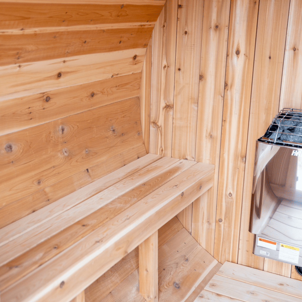 The Ragnar 4 - Person Outdoor Barrel Sauna - West Coast Saunas - RAGNAR-4P