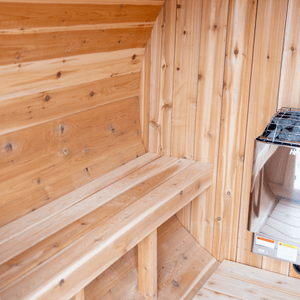 The Ragnar 4 - Person Outdoor Barrel Sauna - West Coast Saunas - RAGNAR-4P