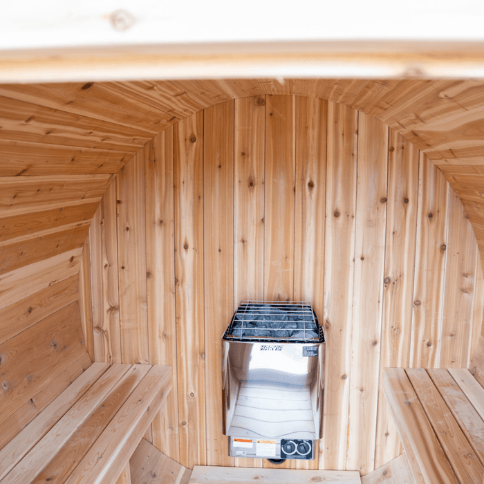 The Ragnar 4 - Person Outdoor Barrel Sauna - West Coast Saunas - RAGNAR-4P