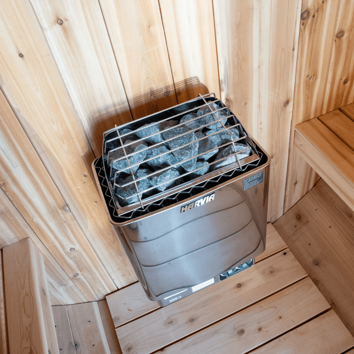The Ragnar 4 - Person Outdoor Barrel Sauna - West Coast Saunas - RAGNAR-4P