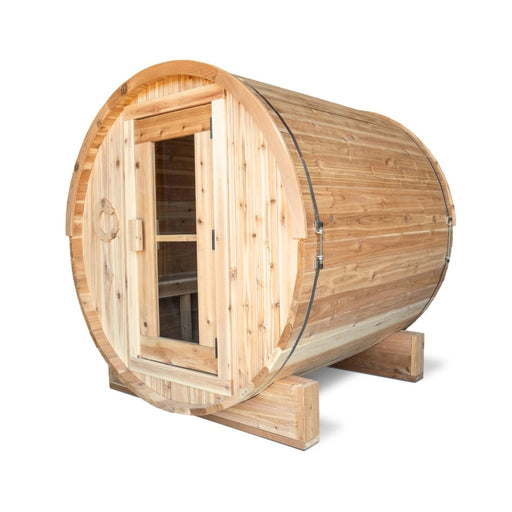 The Ragnar 4 - Person Outdoor Barrel Sauna - West Coast Saunas - RAGNAR-4P
