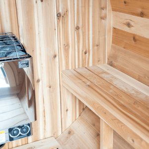 The Ragnar 4 - Person Outdoor Barrel Sauna - West Coast Saunas - RAGNAR-4P
