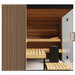 ThermaSol Aalto Sauna Cabin Indoor Sauna Kit, Semi - Panoramic Glass, Up to 4 Persons - West Coast Saunas - 14-AALTODL