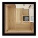 ThermaSol Astra Sauna Cabin Indoor Sauna Kit, Semi - Panoramic Glass, Up to 4 Persons - West Coast Saunas - 14-ASTRADL