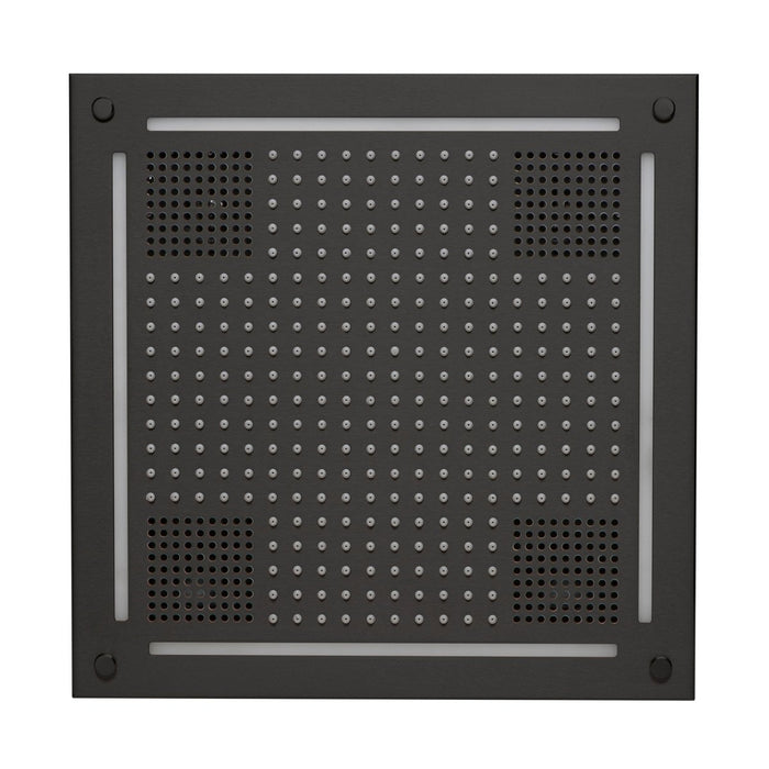 ThermaSol HydroVive Multi - Sensory Light and Sound Rain System - West Coast Saunas - HVLSRSQ-MB