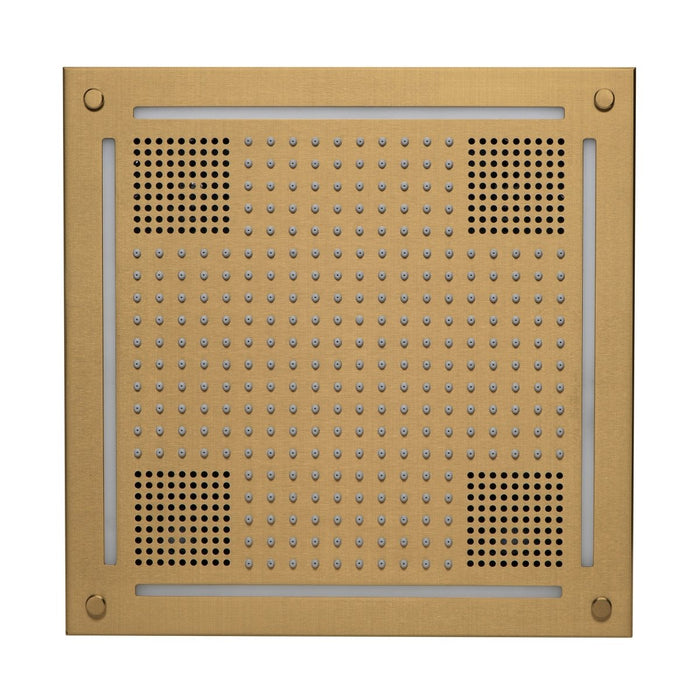 ThermaSol HydroVive Multi - Sensory Light and Sound Rain System - West Coast Saunas - HVLSRSQ-SB