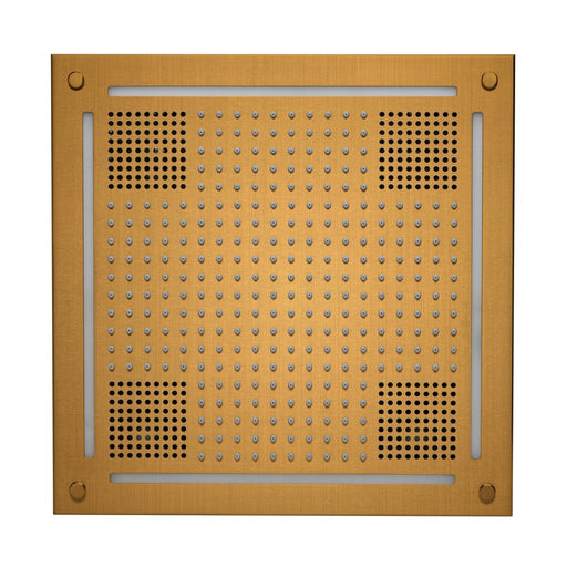 ThermaSol HydroVive Multi - Sensory Light and Sound Rain System - West Coast Saunas - HVLSRSQ-AB