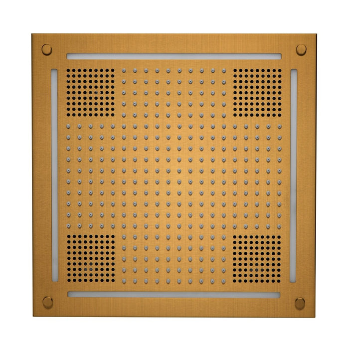 ThermaSol HydroVive Multi - Sensory Light and Sound Rain System - West Coast Saunas - HVLSRSQ-AB
