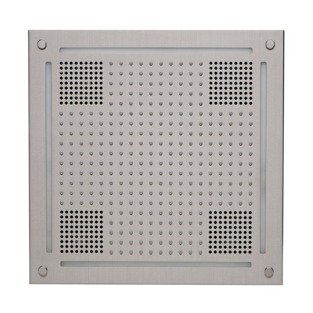 ThermaSol HydroVive Multi - Sensory Light and Sound Rain System - West Coast Saunas - HVLSRSQ-SC