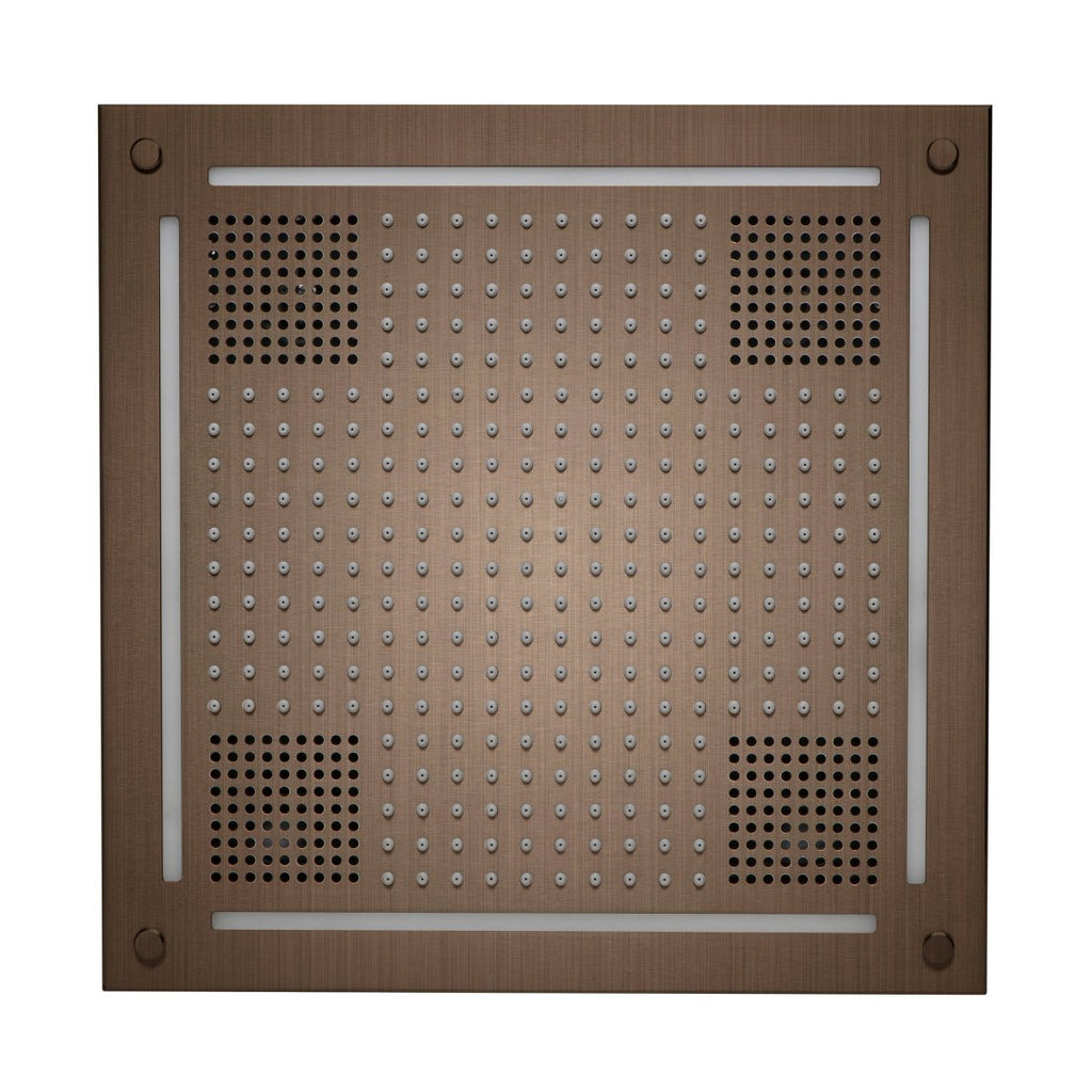 ThermaSol HydroVive Multi - Sensory Light and Sound Rain System - West Coast Saunas - HVLSRSQ-AN