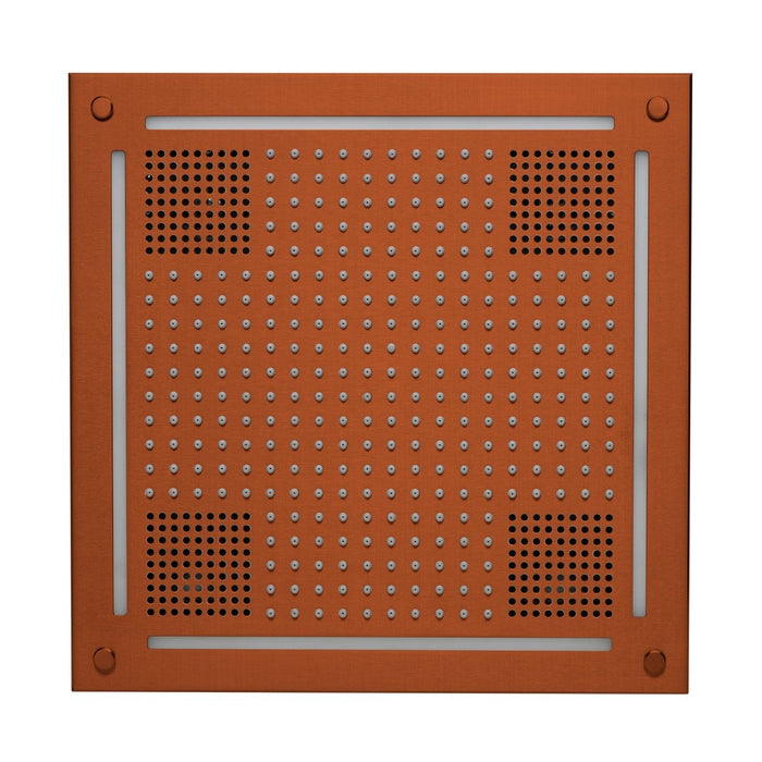 ThermaSol HydroVive Multi - Sensory Light and Sound Rain System - West Coast Saunas - HVLSRSQ-ACOP