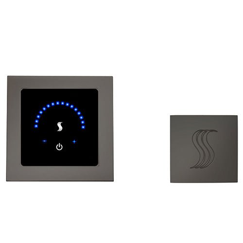 ThermaSol MicroTouch Control Kit MicroTouch Steam Shower Control w/ SteamVection Steamhead - West Coast Saunas - MTMR-SVSQ-BN