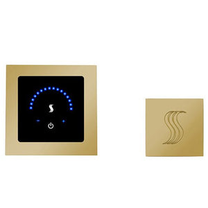 ThermaSol MicroTouch Control Kit MicroTouch Steam Shower Control w/ SteamVection Steamhead - West Coast Saunas - MTMR-SVSQ-PB