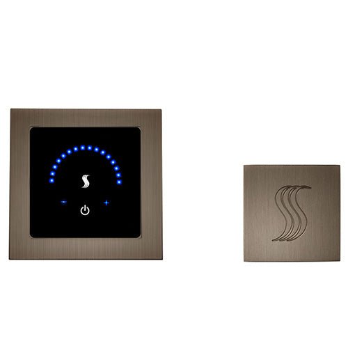 ThermaSol MicroTouch Control Kit MicroTouch Steam Shower Control w/ SteamVection Steamhead - West Coast Saunas - MTMR-SVSQ-AN