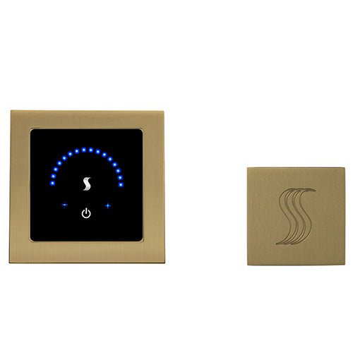 ThermaSol MicroTouch Control Kit MicroTouch Steam Shower Control w/ SteamVection Steamhead - West Coast Saunas - MTMR-SVSQ-SB