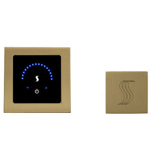 ThermaSol MicroTouch Control Kit MicroTouch Steam Shower Control w/ SteamVection Steamhead - West Coast Saunas - MTMR-SVSQ-SB