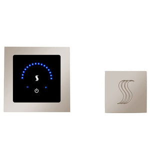 ThermaSol MicroTouch Control Kit MicroTouch Steam Shower Control w/ SteamVection Steamhead - West Coast Saunas - MTMR-SVSQ-PN