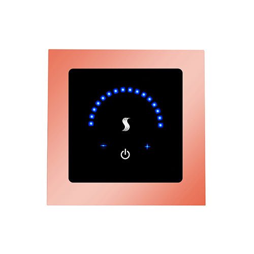 ThermaSol MicroTouch Digital Steam Shower Control, Touchscreen, Round or Square - West Coast Saunas - MTMR-COP