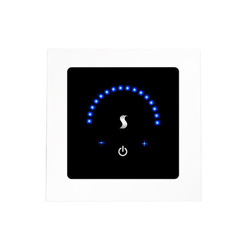 ThermaSol MicroTouch Digital Steam Shower Control, Touchscreen, Round or Square - West Coast Saunas - MTMR-WHT