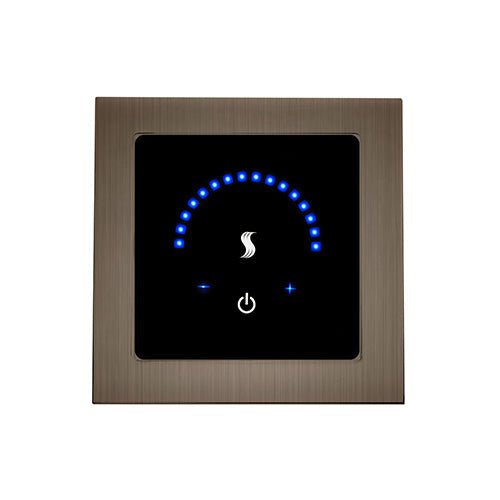 ThermaSol MicroTouch Digital Steam Shower Control, Touchscreen, Round or Square - West Coast Saunas - MTMR-AN